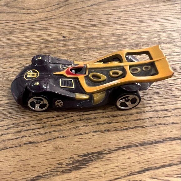Hot Wheels Speed Racer Car Diecast Toy Vehicle Die-Cast Car Yellow/Black 1:64 - Picture 1 of 4